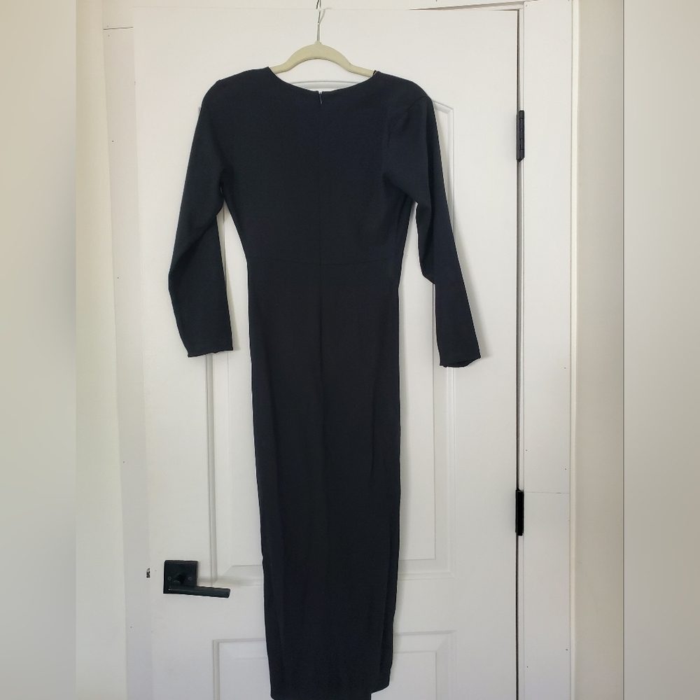 Zara Ruched Midi Dress - Picture 3 of 8